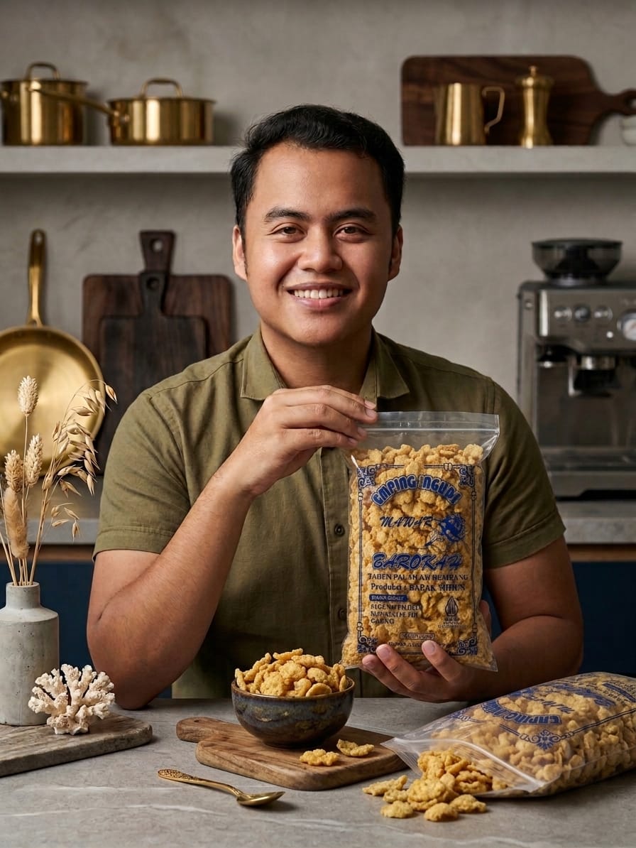 Kualitas emping jagung Mawar Barokah